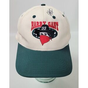 Vtg Harry Gant 33 Nascar Racing Signed Autographed Snapback Hat Cap Head to Toe‎